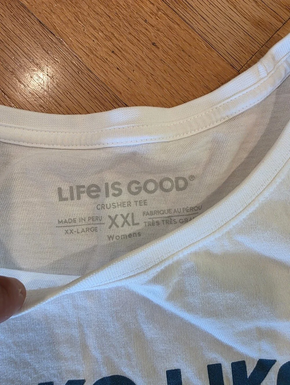 Life Is Good Hike Like A Mother Crusher Tee